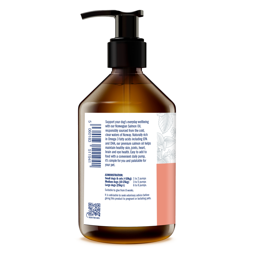 Norwegian Salmon Oil for Dogs & Cats