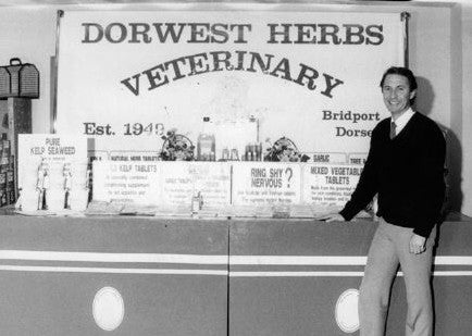 1986; Tony at the Midland Counties Championship Dog Show