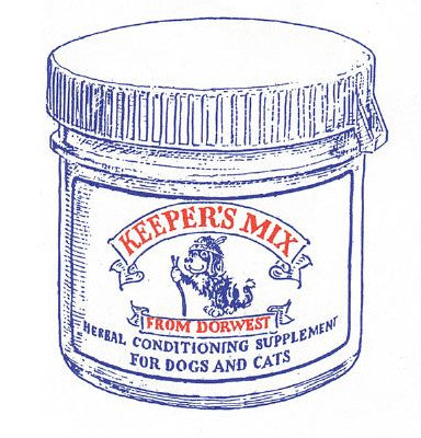 1994; Illustration of Keepers Mix our newly launched herbal conditioning supplement